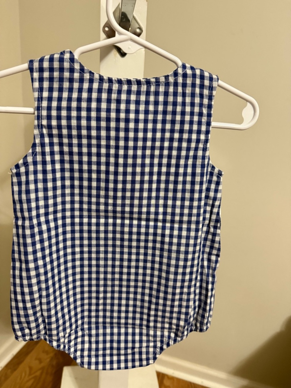 New Gingham American Flag Romper - Picture 7 of 7